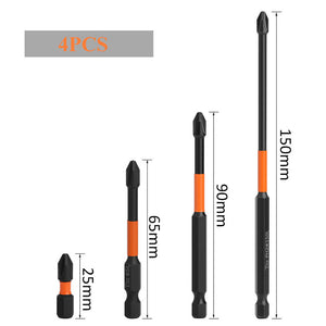 Pousbo® Magnetic Cross Impact Screwdriver Bits Set