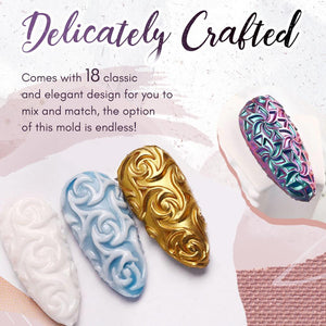 4D Sculpture Nail Art Mold Set