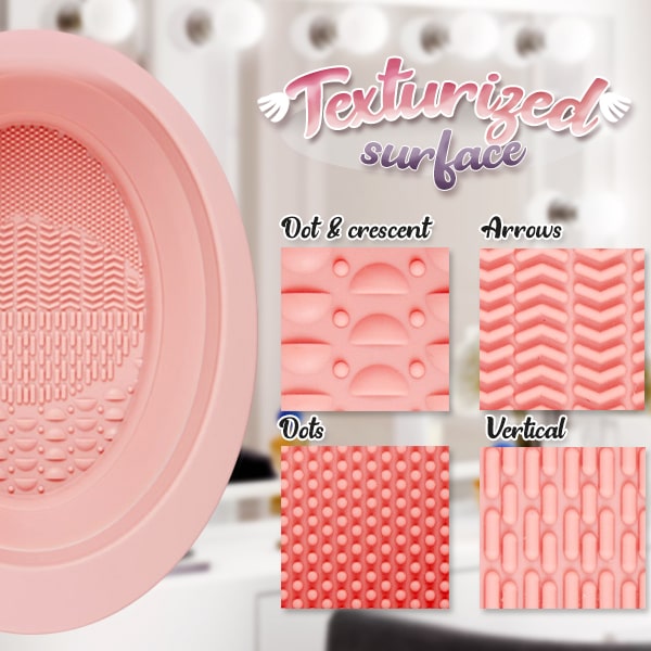 Mini Makeup Brush Cleaning Mat-bowl