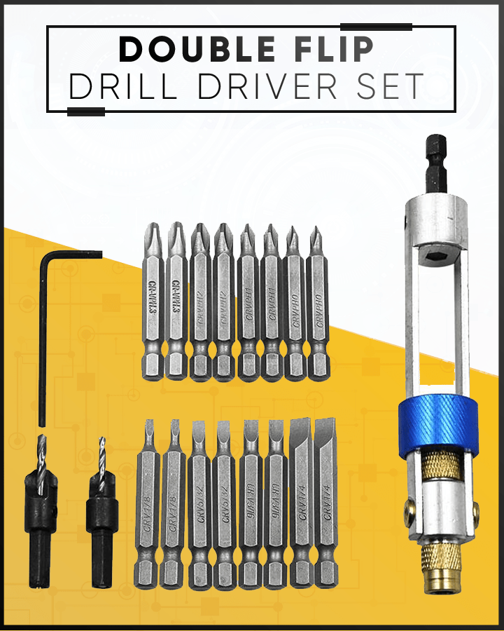 Double Flip Drill Driver Set