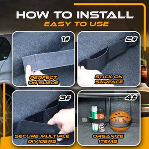 Car Trunk Fixing Belt Storage Tapes