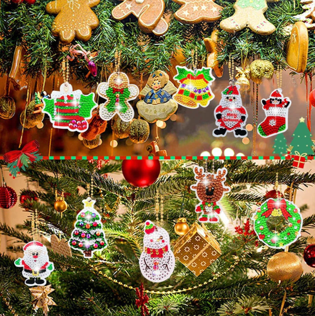 Christmas Diamond Painting Stickers Kit