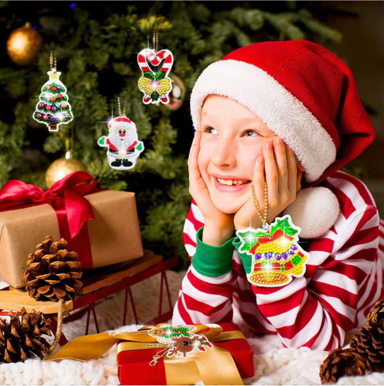 Christmas Diamond Painting Stickers Kit