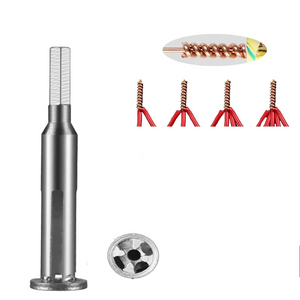 Self Threading Adapter For Twisting Wires