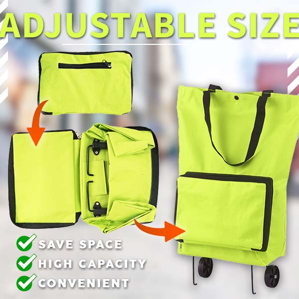 Foldable Shopping Wheel Trolley Bag