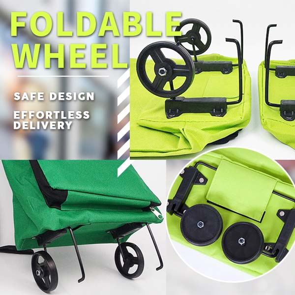 Foldable Shopping Wheel Trolley Bag