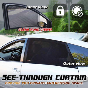 See-through Sunshade Side Window Car Curtain