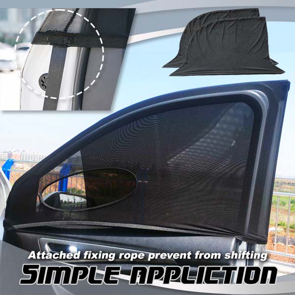 See-through Sunshade Side Window Car Curtain