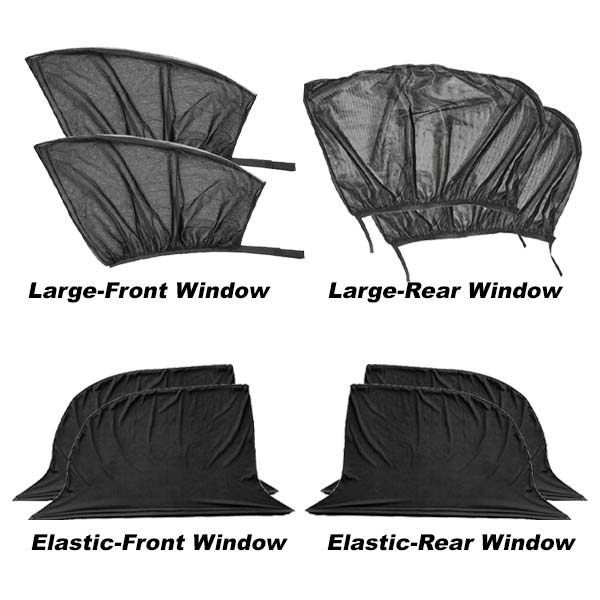 See-through Sunshade Side Window Car Curtain