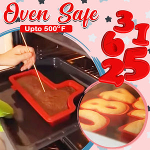 Numeric Cake Non-Stick Molder