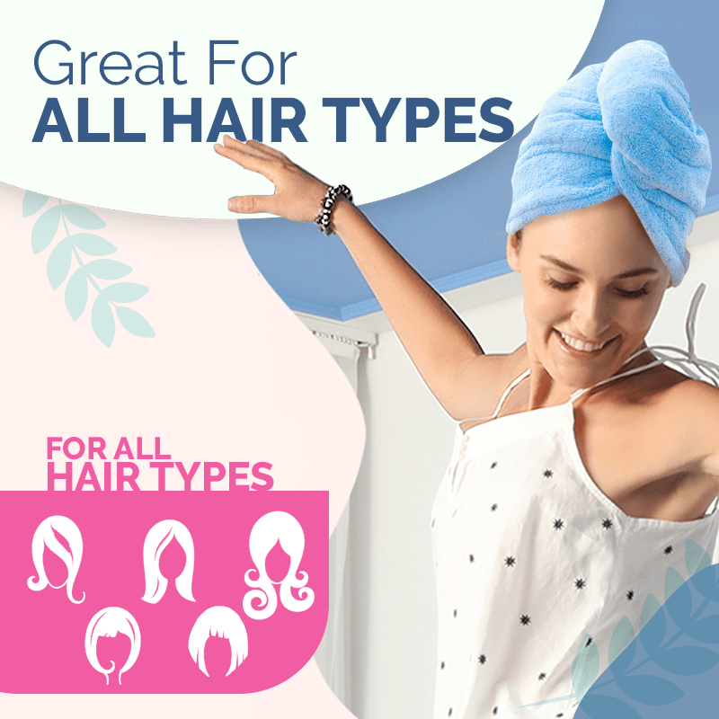 Travel Quick Hair Drying Head Towel Wrap