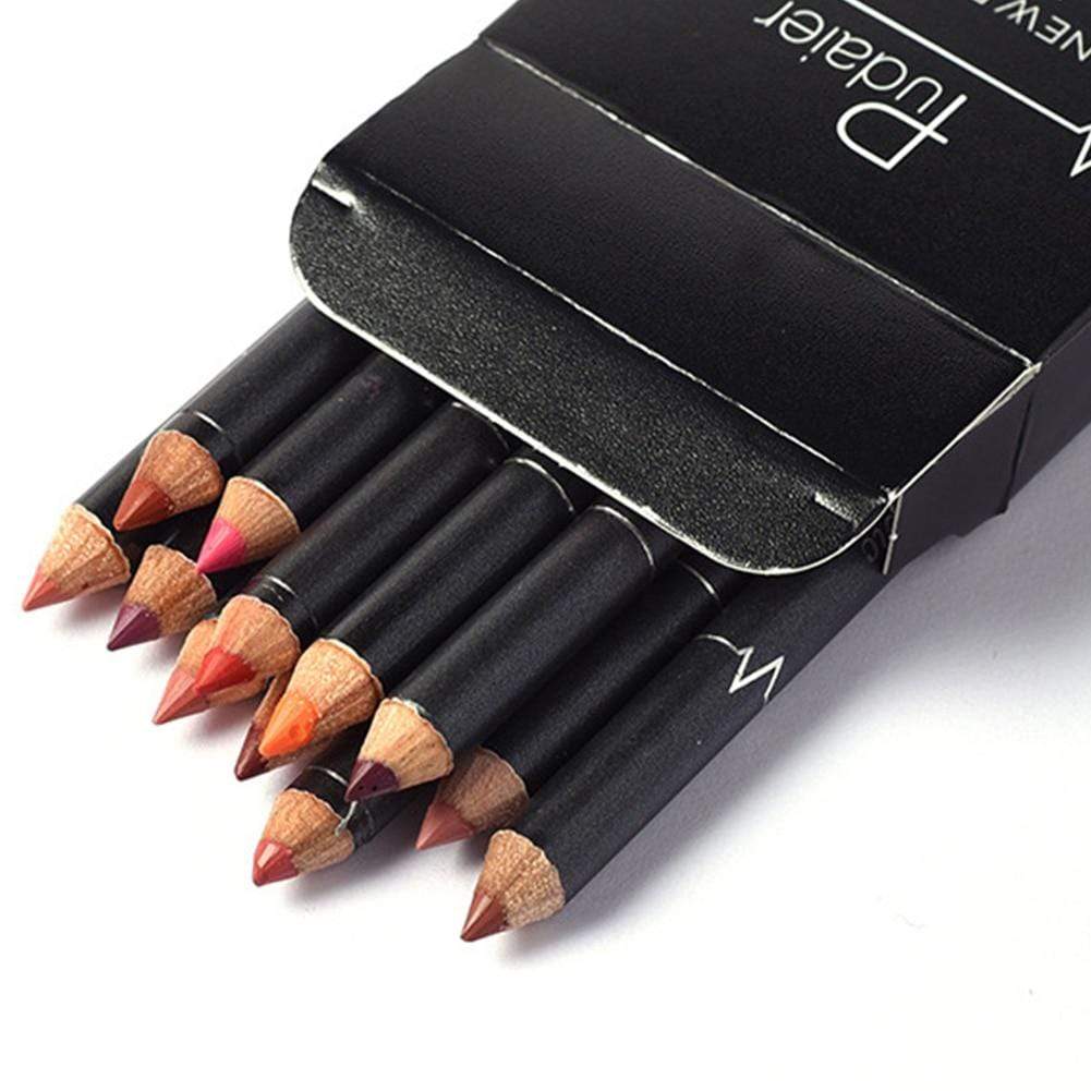 12 Colors Lip Liner Pencil Waterproof Non-Marking