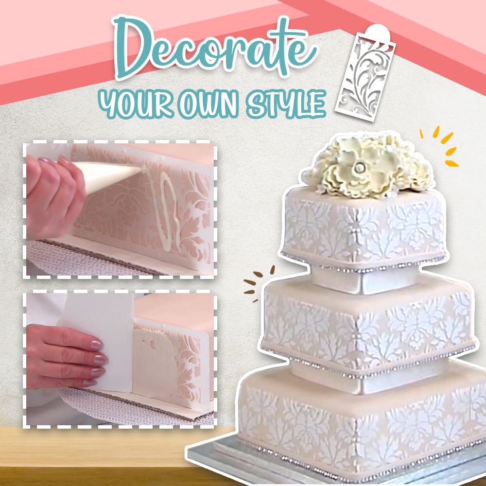 Professional Cake Decoration Stencil